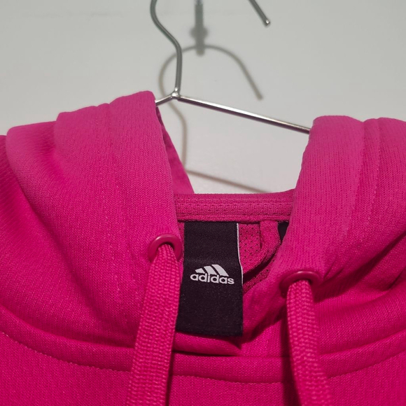 Women's Adidas Pink ClimaWarm Hoodie S - Picture 2 of 6